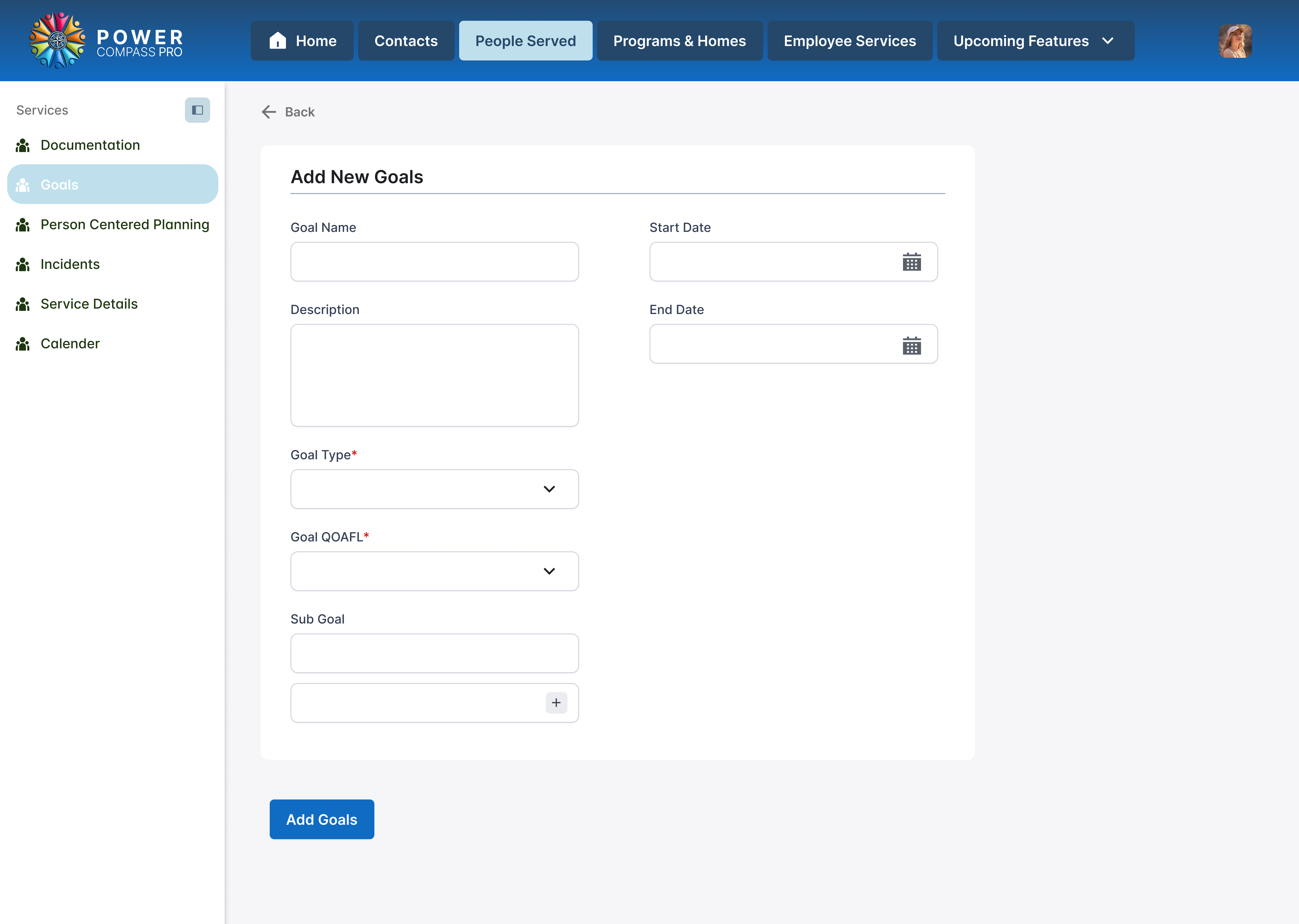 Goal Tracking visual