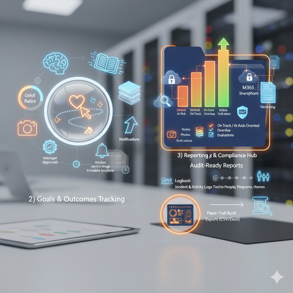 1) Person-Centered Planning (PCP) Workflows